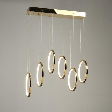Lamp with DDD "Lorein" LED 60W 3000-6000k gold 55.5x25x25-125 cm-6