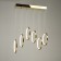 Lamp with DDD "Lorein" LED 60W 3000-6000k gold 55.5x25x25-125 cm