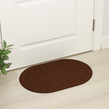 Rapid -shaped moisture -entering “scales”, 40 × 60 cm, brown color