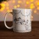 Set of mug for the coloring "New Year" paint 6 cV 2 ml, brush