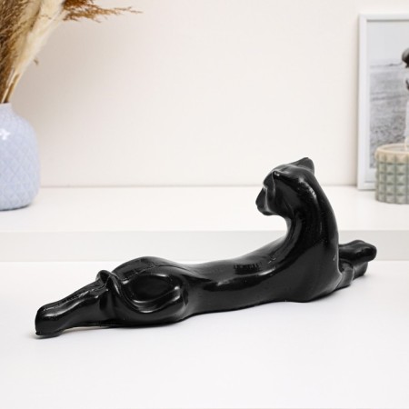 Figure "Panther No. 1" Big Black glossy 10x39x15cm-2