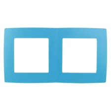 The frame for the circuit breaker for 2 posts, era12, blue