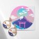 Earrings Assorted "Japan" mountains and sakura, colored in gold