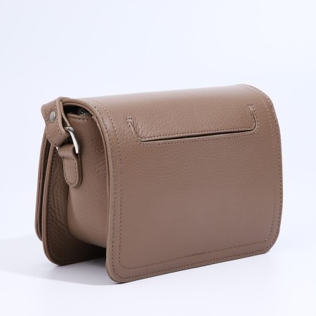 Bag Medvedkovo on a magnet, a long belt, beige color-1