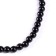 Beads made of natural stone "Black Agat" set 60 pcs., Size 1 pc. - 6 mm