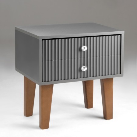 Tumbling bedside Astoria 2, 510x380x530, graphite/eichoria MDF 19mm