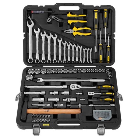 Tool set Berger BG102-1214, universal, 102 items ½ ” - ¼”