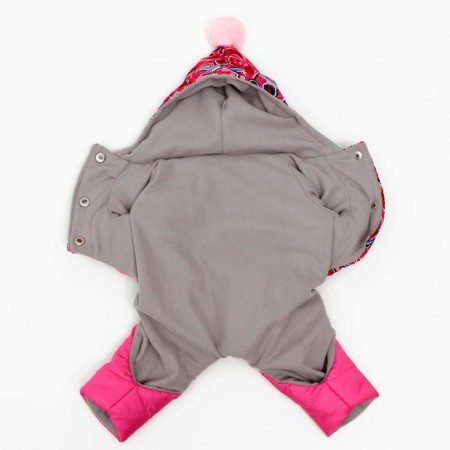 Zimovye jumpsuit for animals "Tandem", XL (DS 32-34, Osh 32, OG 40-44 cm), mix-5
