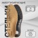 Shoes for shoes amortizing, with a rigid supervisor, 37-38 rr, 24 cm, steam, color light brown