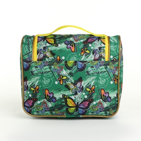Cosmetic bag with lightning, mint color-2