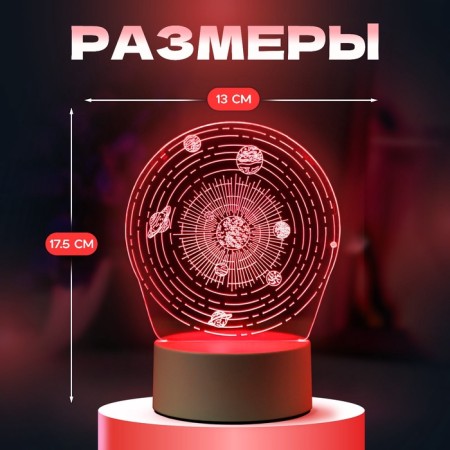 Cosmos lamp LED RGB from the network 9.5x13x17.5 cm Risalux-1