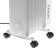 CENTEK CT-6222-7 heater, oil, floor, 1500 W, 15 m², 7 sections, white-black