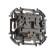 LEGRAND Inspiria socket, 2 K+ 3, 16 A, 250 V, Anthracite