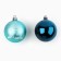 Christmas balls New Year, for the New Year, d = 6 cm, 8 pcs., Blue and blue color