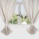 A set of curtains for the kitchen Ethel "StraightForward" 140x180 cm-2 pcs, pickups 2 pcs, linen 100%