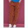 Pants for girls, height 146 cm, brown color
