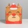Folding box "Olenenok", 15 x 15 x 8 cm, new year