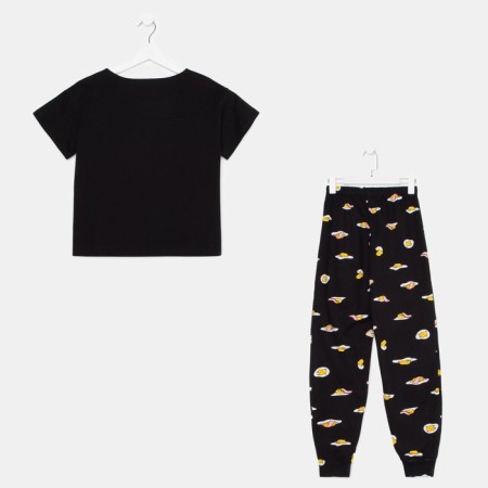 Female pajamas (T -shirt and trousers) KAFTAN EGG p. 52-54, black-13