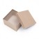 Set of square boxes 10 in 1 craft, 24.5 x 24.5 x11.5 - 6.5 x 6.5 x 4 cm,
