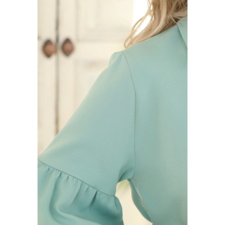Women's dress, size 48, mint color-5