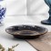 Karakum saucer, D-13CM, cobalt glaze