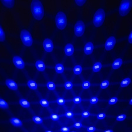 Light device "Mini Disko-Shar" 8 cm, glow RGB, 5 V-7