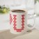Homeleon mug Ceramic share "I love you", 350 ml, red color
