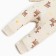 Combineson crumb I "Merry XMAS", height 68-74 cm, beige color