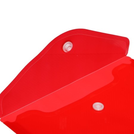 A set of 5 pieces, a button folder, A6, 180 microns, corrugated, fluorescent, 5 colors-7