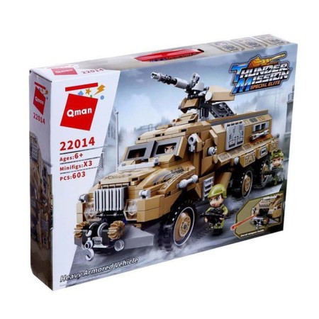Designer Military zone "Stock BTR", 3 minifigurs and 603 parts-2