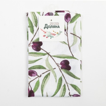Olives shade 35x60 cm, 100% cotton, mitch 164 g/m2-4