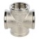 Cross Stout SFT-0031-000001, 1 ", internal/internal thread, nickelled brass
