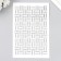 Plastic stencil "Knitted pattern" 24x16 cm