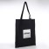 Bag Schoper "Live", 35*0.5*40, print with sparkles, without lining, black