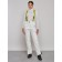 Semi -combinezone ski insulated female winter, size 46, white color