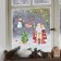 Stick for windows "Happiness in the New Year", reusable, 33 x 50 cm, New Year