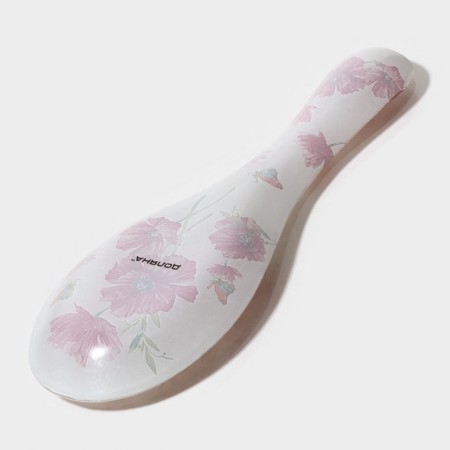 Glass stand under a spoonful of the share "Red poppies", 23.5 × 8.3 × 1.5 cm-3