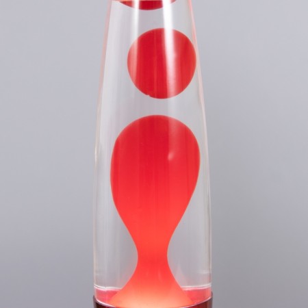 Lava-lamp "Rocket" 1x30W E14-R39 (wax) red 8x8x34cm-5