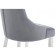 Wooden stool Elegance array of gvei/velor, white/gray 52x58x96 cm