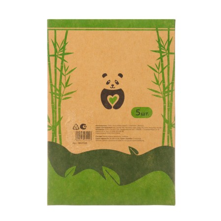 Bamboo Toothbrush hard, 5 pieces, mix of flowers-27