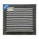 Ventilation grate Zein Lux RM3030SR, 300 x 300 mm, with a grid, metal, silver