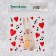 Thermonacle for decorating textiles "Bunny", 14 x 14 cm