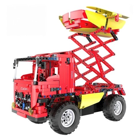 Designer Radio -controlled "Truck Concrete Meshaka", 2 in 1, with a battery, 814 parts-2