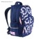 School backpack Bruno VisConti, 40 x 30 x 16 cm, ergonomic back, Dolce vita, blue