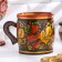 Mug "beer", hohloma, 500 ml