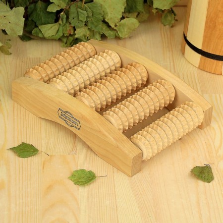 Banner Massager for the Feet "Dobroparov" Roller, Combined, Small
