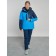 Ski costume female winter, size 48, blue color