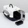 Carriage for animals, black and white