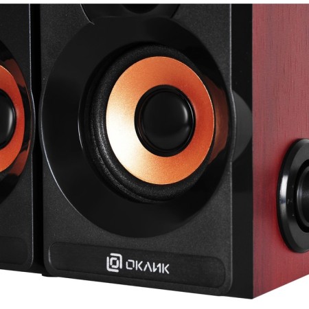 Roll speakers OK-161 2.0 black/cherry 6Wt-6