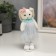 Souvenir Textile "Sweet bunny in a dress, with a bow on the head" MIX 15x6x4 cm